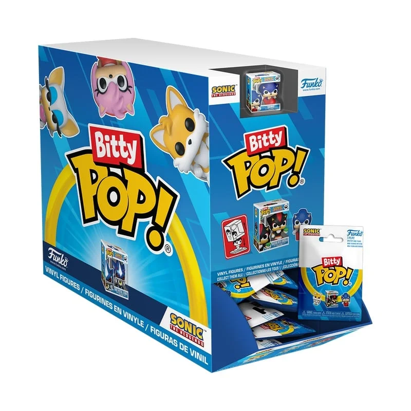 Sonic the Hedgehog Bitty POP! Vinyl Figures 2 cm Blind Bag - 1 Unidade Aleatória